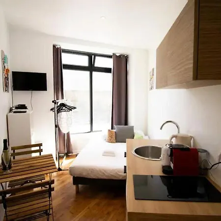 Apartment 2 Personnes Proche Gare Du Nord